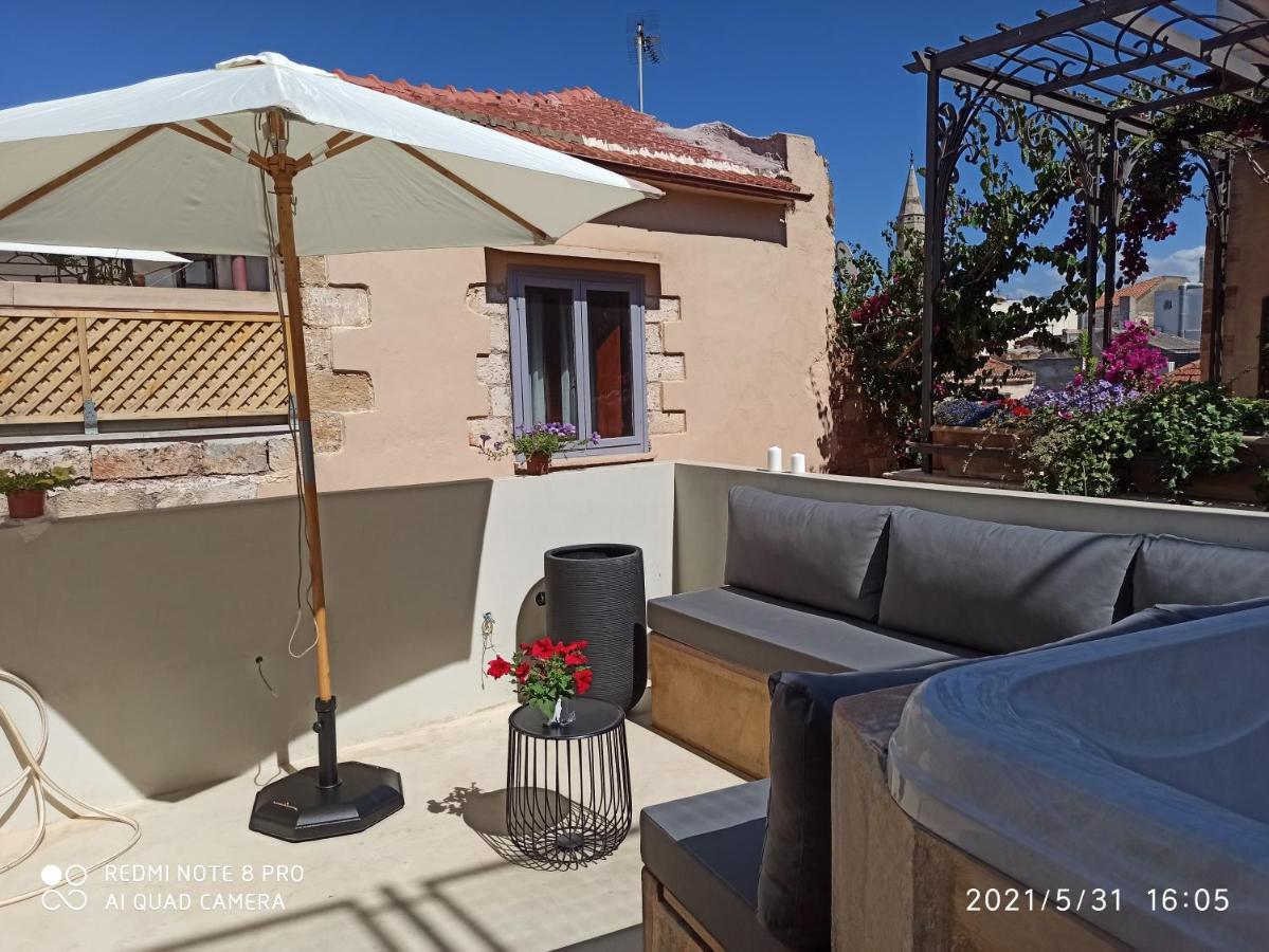 Villa Casa Eva With Outdoor Heated Jacuzzi And Hamam Chania  Exterior foto