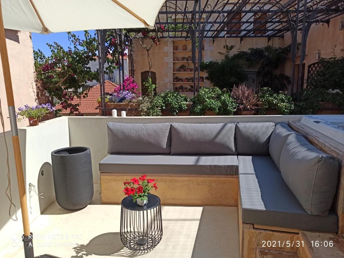 Villa Casa Eva With Outdoor Heated Jacuzzi And Hamam Chania  Exterior foto