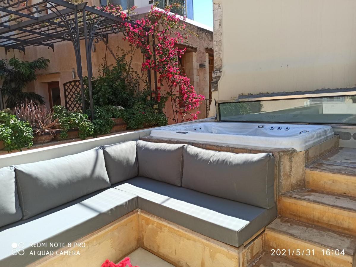 Villa Casa Eva With Outdoor Heated Jacuzzi And Hamam Chania  Exterior foto