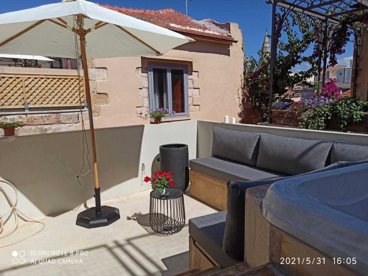 Villa Casa Eva With Outdoor Heated Jacuzzi And Hamam Chania  Exterior foto